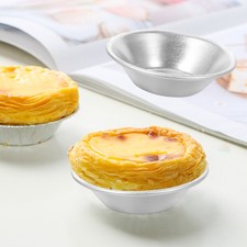 Confezione 2 Stampi Stampi per Crostata Uova per Cottura Stampi Riutilizzabili Teglie Antiaderenti