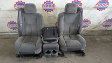 03-06 Chevy Silverado Grey Cloth 40 20 40 Front Seats Sierra Left Right Center 03-06 Chevy Silverado Grey Cloth 40 20 40 Front Seats Sierra Left Right Center
