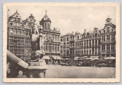 c29351 Grand Place Brussels  Belgium  postcard