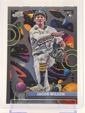 2025 Topps Cosmic Chrome Jacob Wilson #139 RC Athletics *2