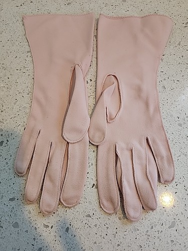 Lot de 9 paires de gants femme vintage rose noir aqua blanc lavande occasion - Photo 20/24