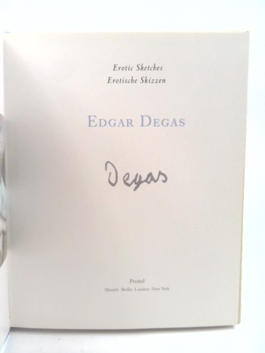 Edgar Degas (Erotische Skizzen/ Erotische Skizzen) (Englische und Deutsche Ausgabe) - Bild 2 von 4