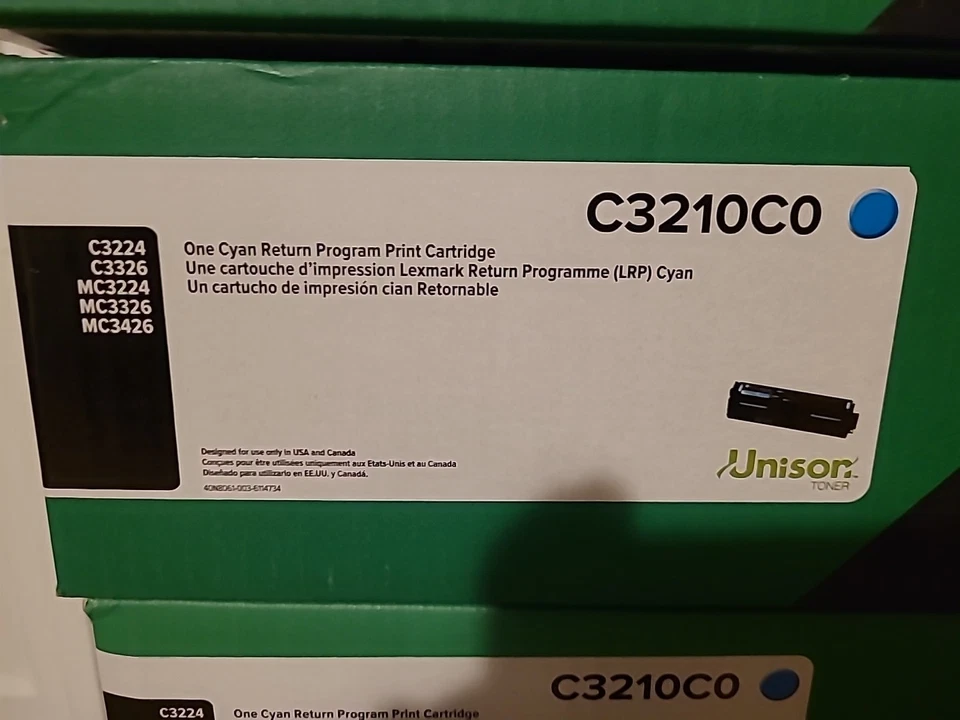 Lexmark C341XC0/C3210C0/C3210Y0/C3210M0 por favor lmk qué color quieres mensaje Foto 4 de 4