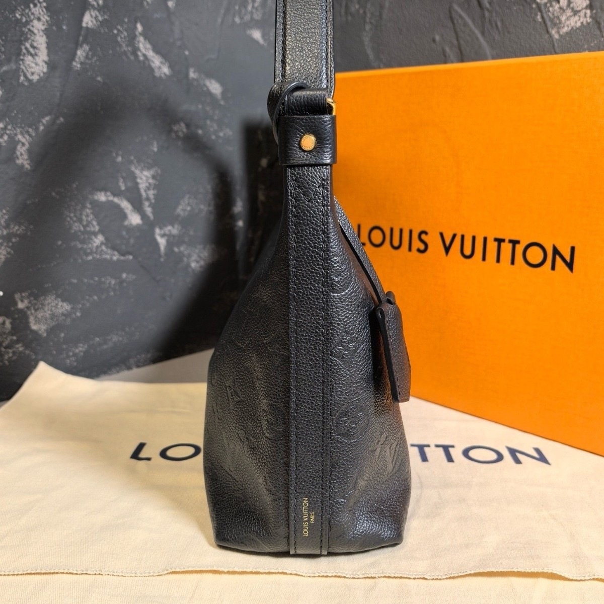 Louis Vuitton Black Leather Sac Sport Shoulder Bag For Women | eBay