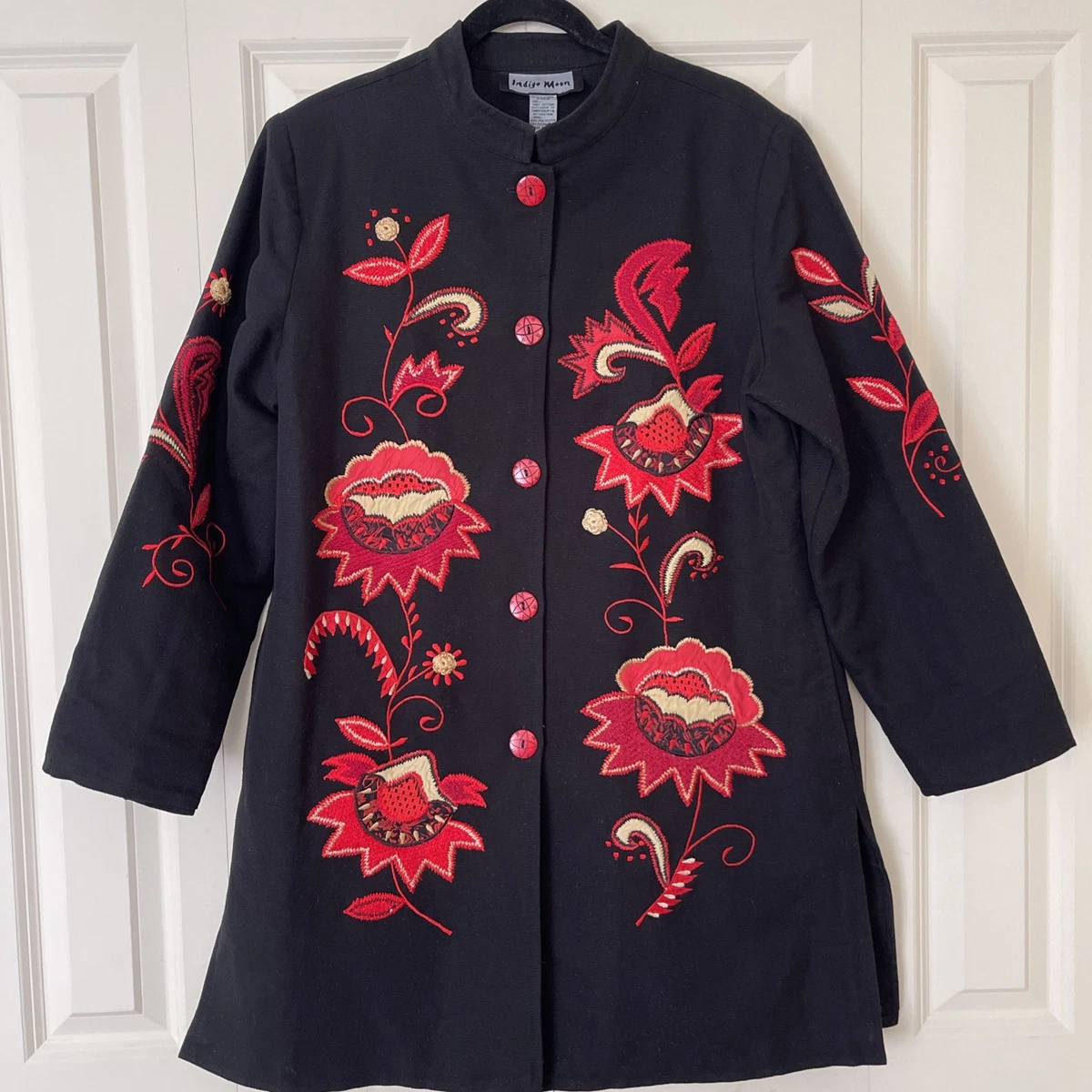 80s VINTAGE Indigo Moon 刺繍ブルゾン ジャケット 装飾 Indigo Moon Coats, Jackets & Vests for Women for sale - eBay
