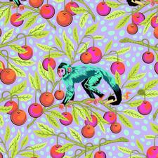 Tula Pink Monkey Wrench Dragon Fruit ONE YARD - OOP