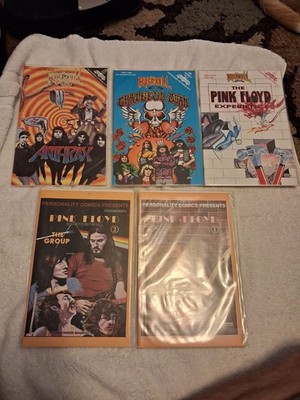 Rock N' Roll Comics Lot of 3 & Personality Comics Lot Of 2