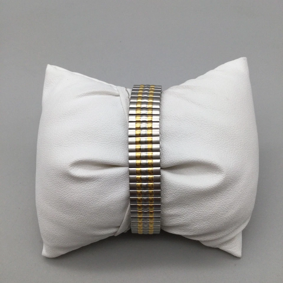 Pulsar Watch Womens Gold Silver Two Tone Oval 18mm Expansion Band New Battery - image 3 of 4