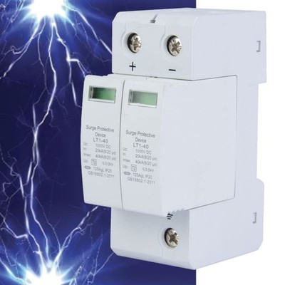DC Solar PV Überspannungsschutzgerät LT1-40 2P 1000VDC flammhemmend