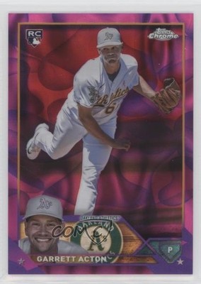 2023 Topps Chrome Update 70/299 Garrett Acton #USC180 Rookie RC 0wn0