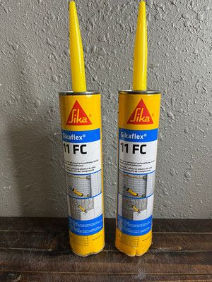 2 Pack Sika Sikaflex 11 FC Polyurethane Sealant Adhesive White 10.1 fl oz