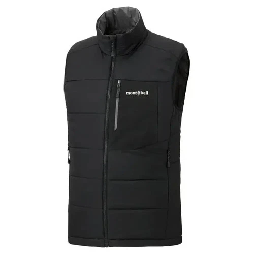 Montbell Medium insulated Thermawrap Reversable Men Vest - Black excellent image 7