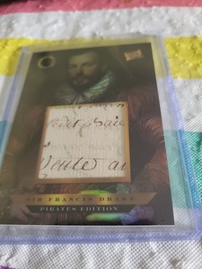 pieces of the past pirates edition Sir Frances Drake 603 Handwritten 
