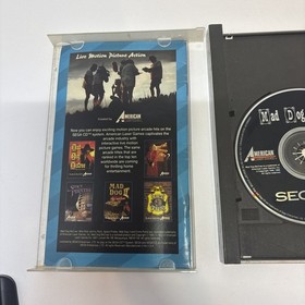 Mad Dog McCree (Sega CD, 1993) CIB 💿🎮 See Description