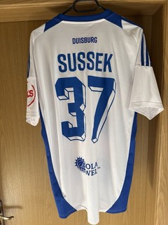 MSV Duisburg Trikot Adidas Heim Neuwertig Gr. L SUSSEK 37