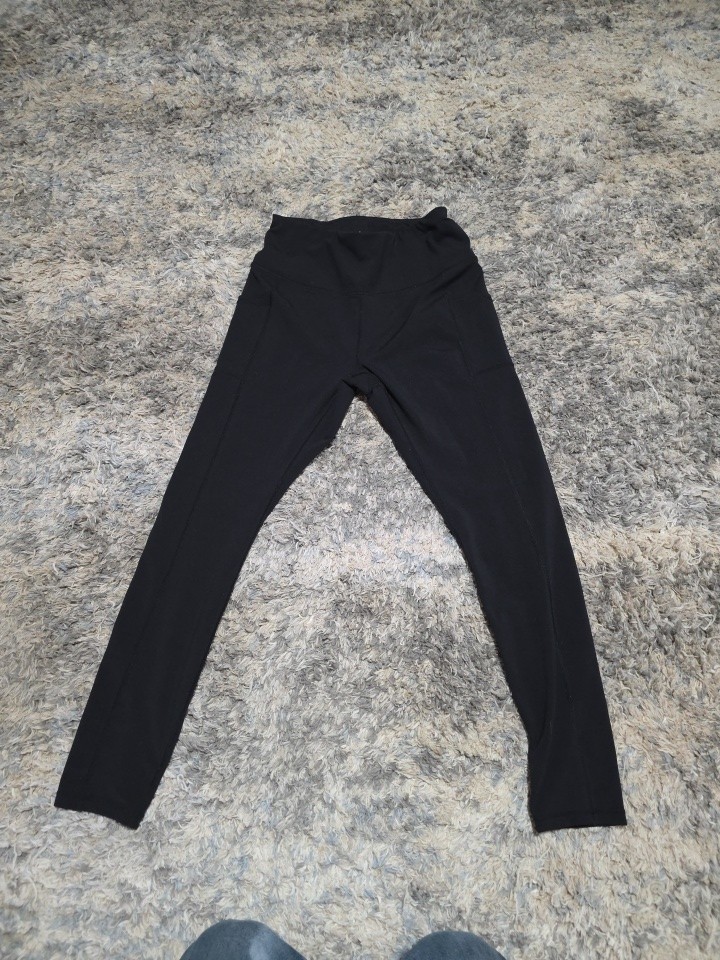 Womens Black Medium Reebok Leggings