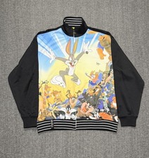 Lot 29 Looney Tunes Bugs Bunny Jacket Zip Mens XL Tasmanian Devil Elmer Fudd