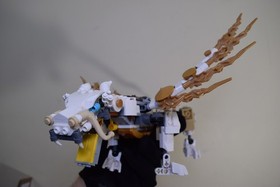 LEGO Ninjago 70734 Master Wu Dragon 2015 White Gold No Box No Manual READ