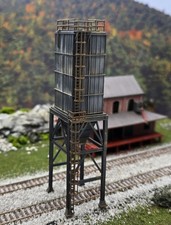 Estructura de cubo de tolva/silo industrial cuadrado escala N