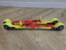 Marwe 610 Roller Skis With Rottelella Bindings Skating Cross Country Trainer