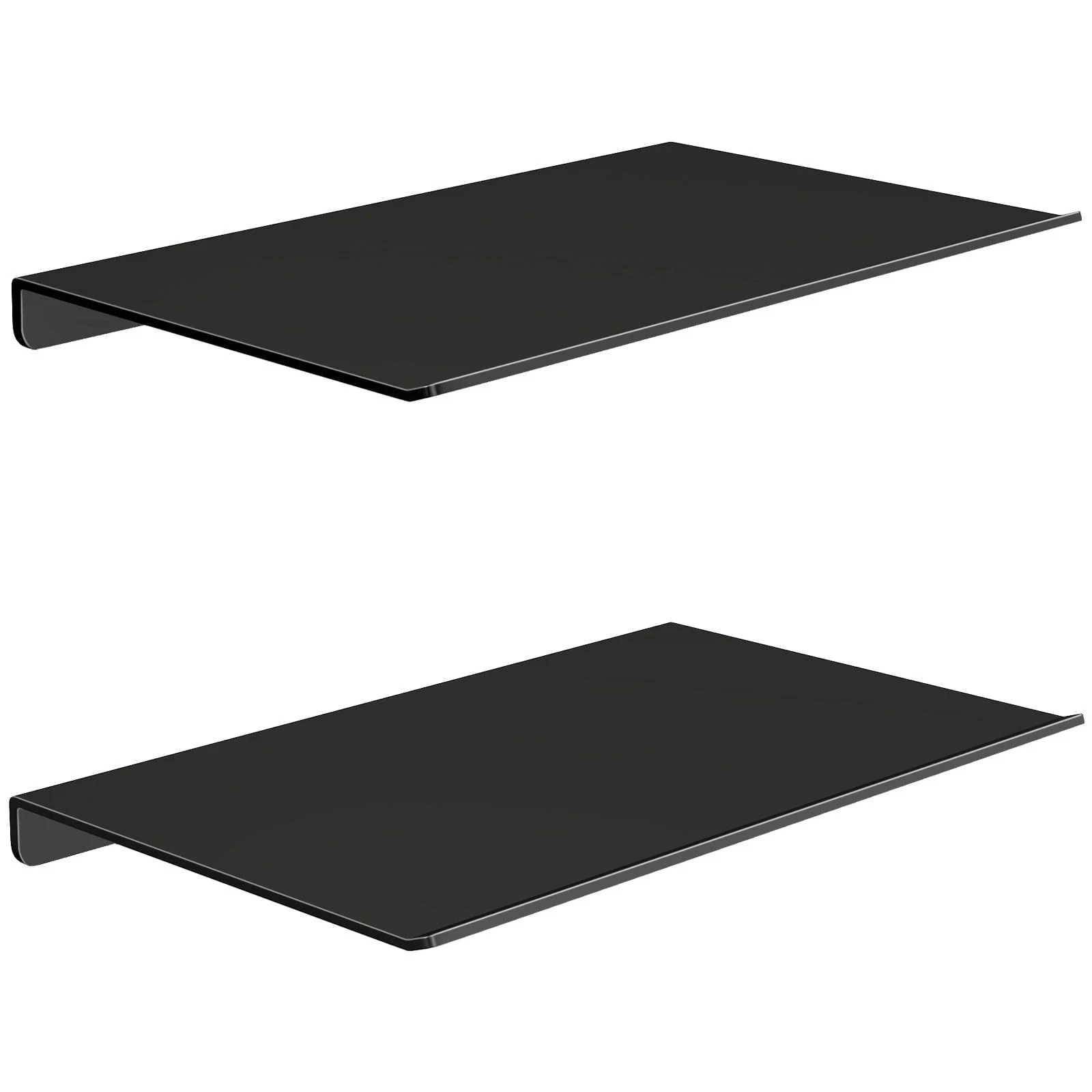 MKO 8 Small Floating Shelves for Wall, Metal Wall Mounted Sh