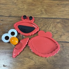 Vintage 1996 Tyco Elmo 3D Plastic Toddler Puzzle Toy Sesame Street Jim Henson