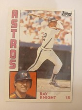 1984 Topps - Ray Knight #660 Gum Imprint