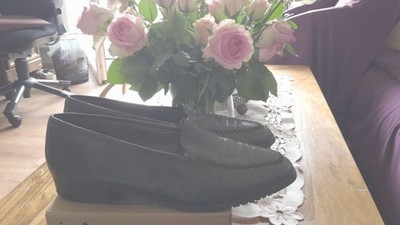 Damenschuh Marke Elizabeth, Grün, Größe 7, Slipper