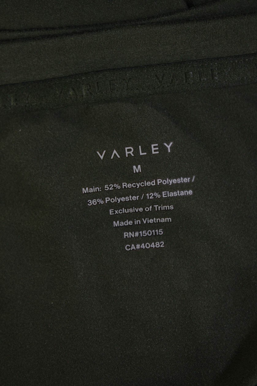 Varley Women Basic Tank Solid Green Crewneck Slee… - image 6