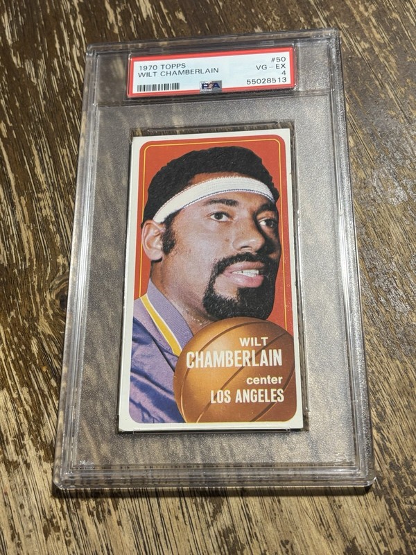 1970-71 Topps Wilt Chamberlain PSA 4 VG-EX Graded HOF Basketball Card