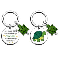 To My Son Keychain Funny Gifts For Son Keychain
