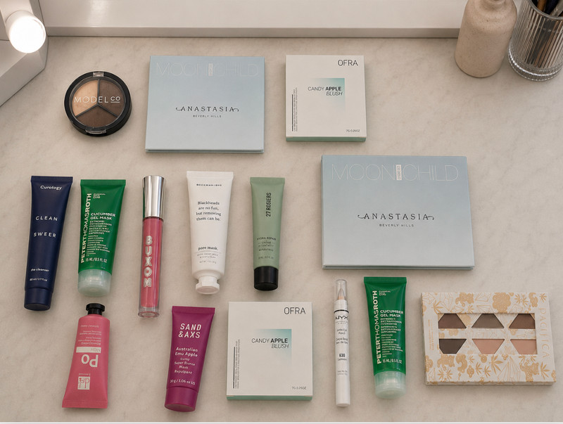 Pacifica NYX ROTH Curology Sand & Sky OFRA Kylie Anastasia Skin and Eye