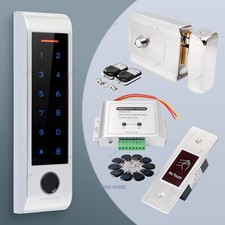 HOMSECUR Weatherproof IP66 APP WIFI Fingerprint PIN Access Control Touch Keypad