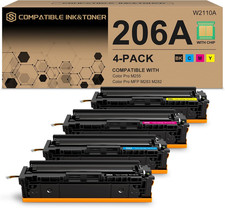 Toner Cartridges 4 Pack Compatible For Hp Mfp Series 206a M283fdw M255dw M282
