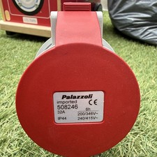 Lewden Palazzoli 32A 3P+E Wall Mounted Socket 380V IP44
