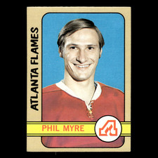 Phil Myre #109 1972 Topps Atlanta Flames Hockey Card NHL EX