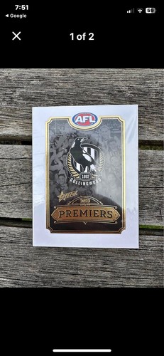 Collingwood 2023 Premiership Cards Signed With Coa