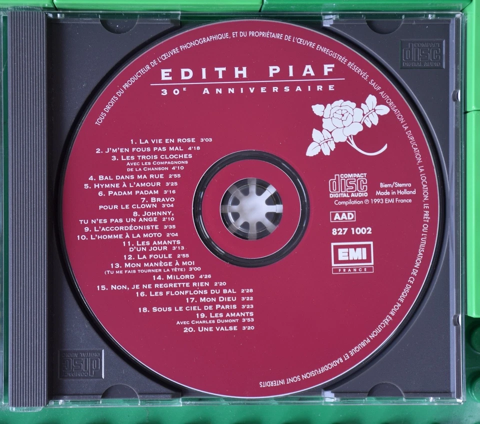 Edith Piaf - 30e Anniversaire - EMI France - CD - Bild 3 von 4