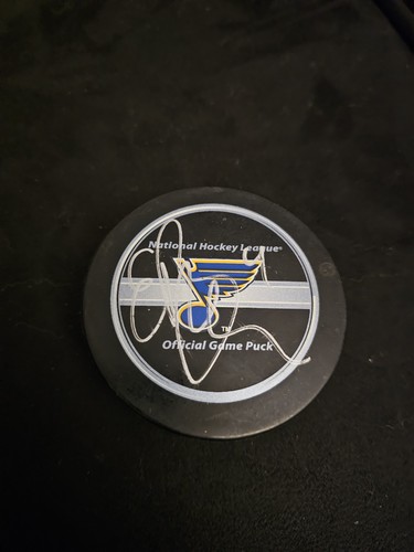 Eric Brewer St Louis Blues offizieller NhL handsignierter Puck