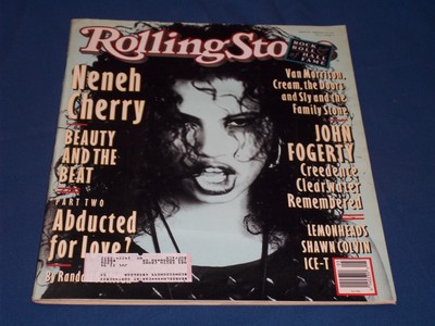 1991 FEBRUARY 4 ROLLING STONE MAGAZINE - NENEH CHERRY FRONT COVER - H 10371