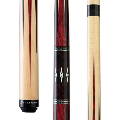 Players G4149  Maple w/ Black & Cocobolo Wrapless Cue - Free Shipping - 1x1 Case