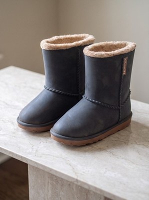 BLACKFOX Kinder-Winterboot Gummistiefel Cheyennetoo Blau wasserdicht gefüttert