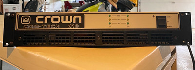 Crown Com-Tech 410 2-Channel Rackmount Power Amp Black
