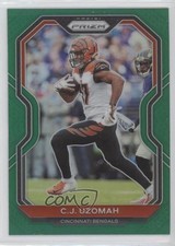 2020 Panini Prizm Green Prizm CJ Uzomah #50 fm0