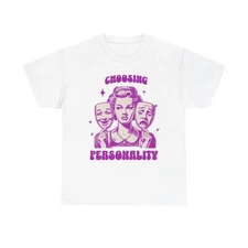 Choosing Personality Graphic T Shirt Women's Cotton Tee BRAND NEW