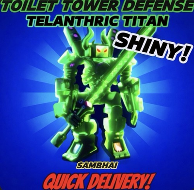 #ad 🔥SHINY Telanthric Titan Ultimate Toilet Tower Defense TTD Units TTD🔥 $67.99