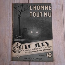 Collection LE JURY n° 26  Georges Simenon BE l'homme tout nu