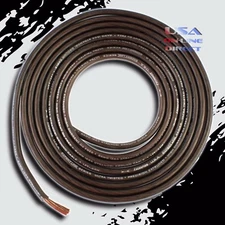 8 Gauge OFC Copper AWG BLACK Power Ground Wire Car Audio Amplifier Speaker Cable