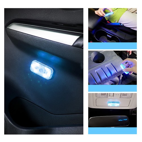 Mini USB Sensor Light Car Interior LED Lamp Touch Control Atmosphere Light - Picture 10 of 12