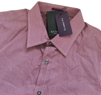 Paul Smith Kariertes Hemd Classic Fit | Größe 17/43 | London Collection  